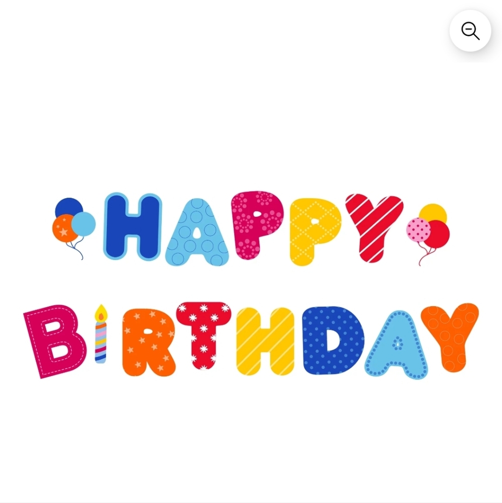 Way to Celebrate Party Plastic "Happy Birthday" Letter Yard Sign, Multi Colors